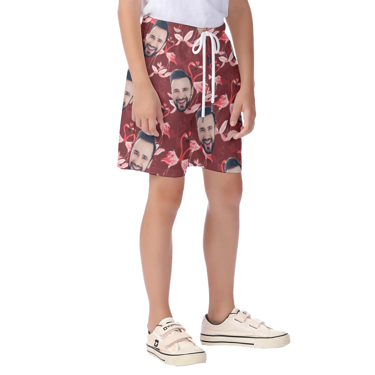 Kid's Custom Face Hawaiian Casual Shorts