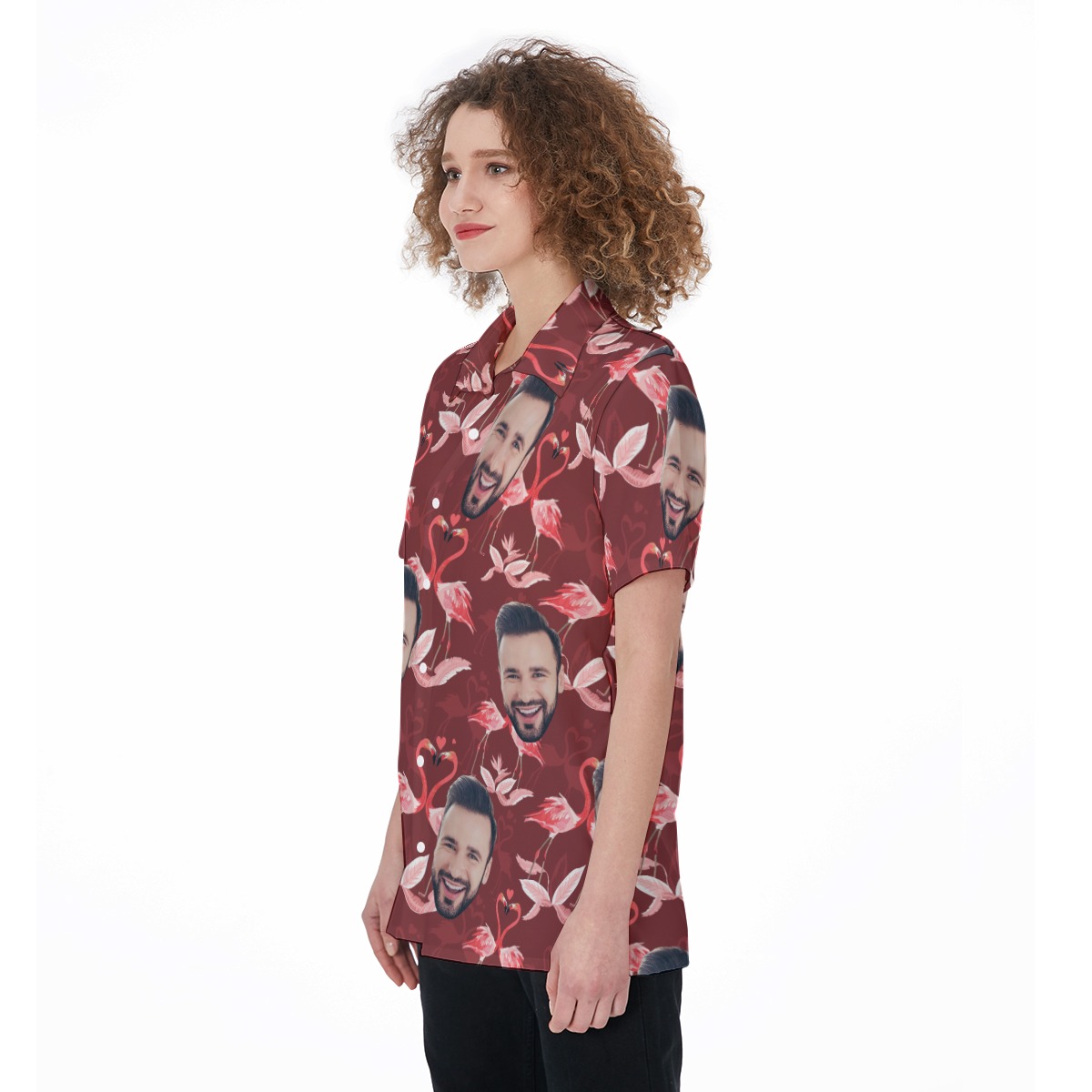 Face Custom Hawaiian Shirt For Women