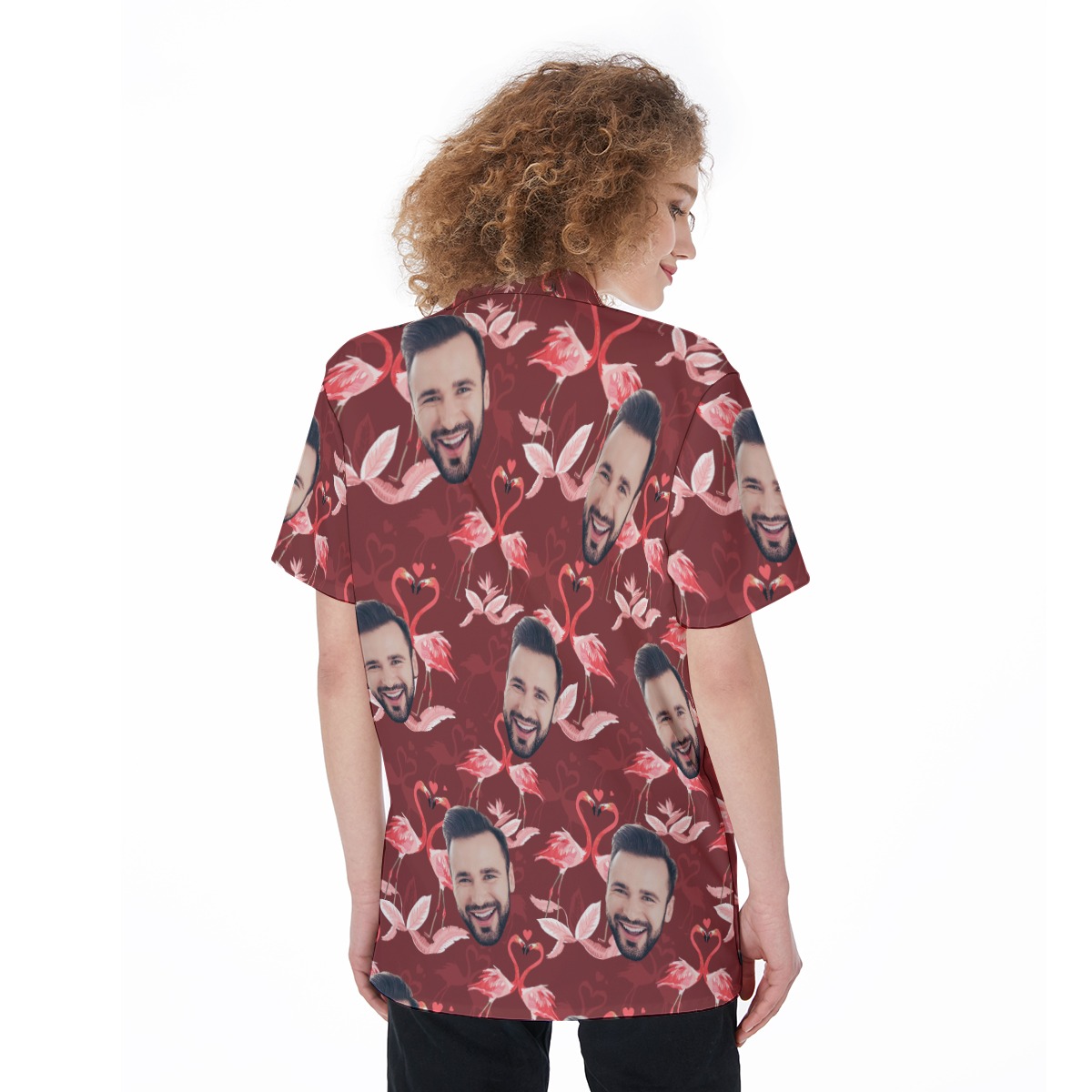 Face Custom Hawaiian Shirt For Women