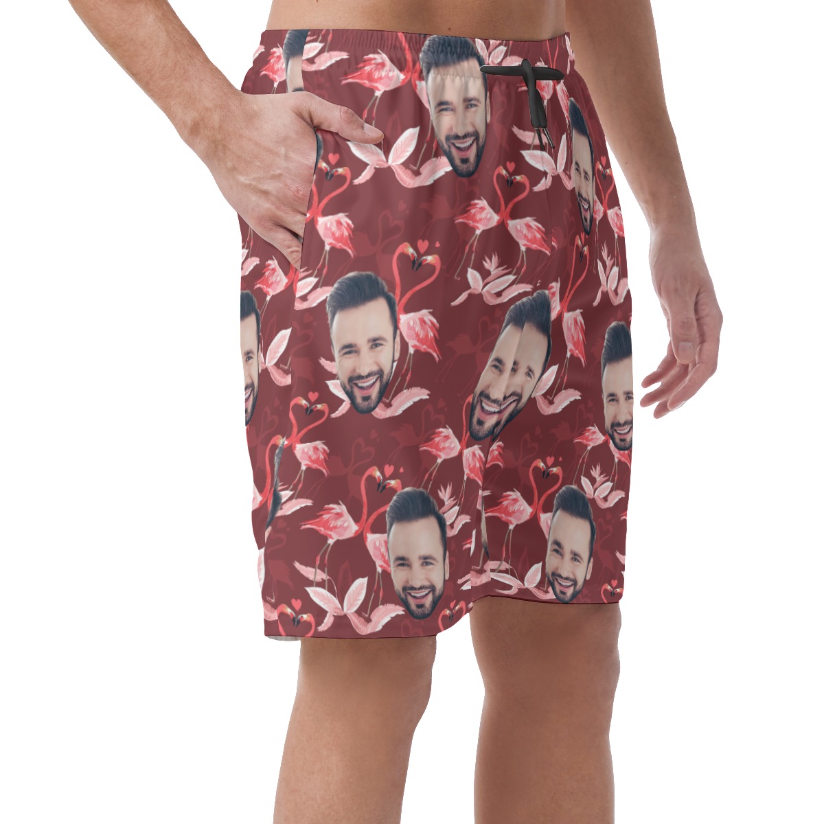 Custom Face Aloha Shorts For Men