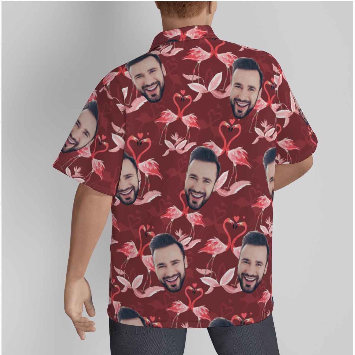 Men's Custom Face Hawaiian Shirts