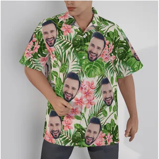 Men's Custom Face Hawaiian Shirt
