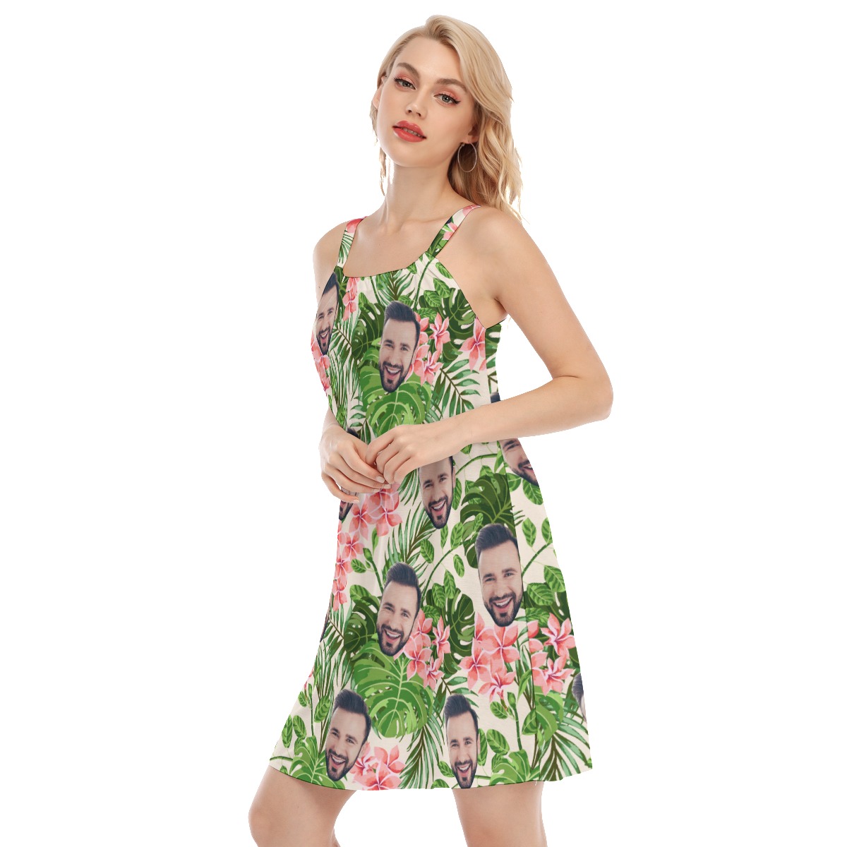 Custom Face Aloha Dress