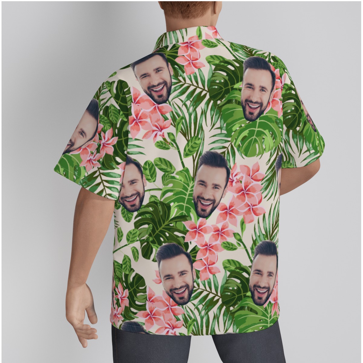 Men's Custom Face Hawaiian Shirt