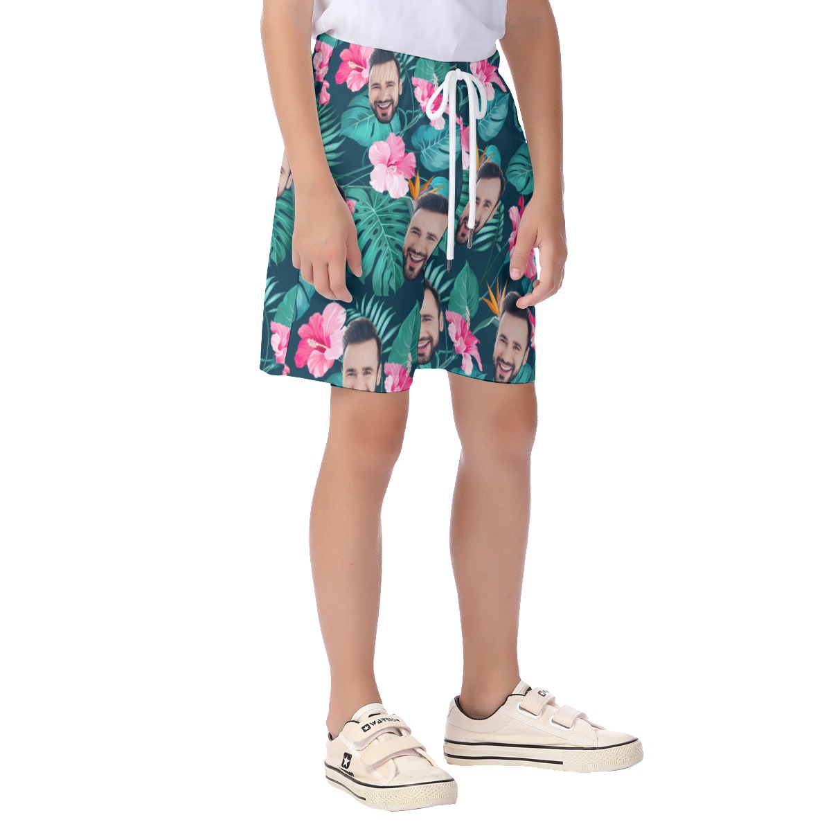 Custom Face Aloha Shorts For Kids
