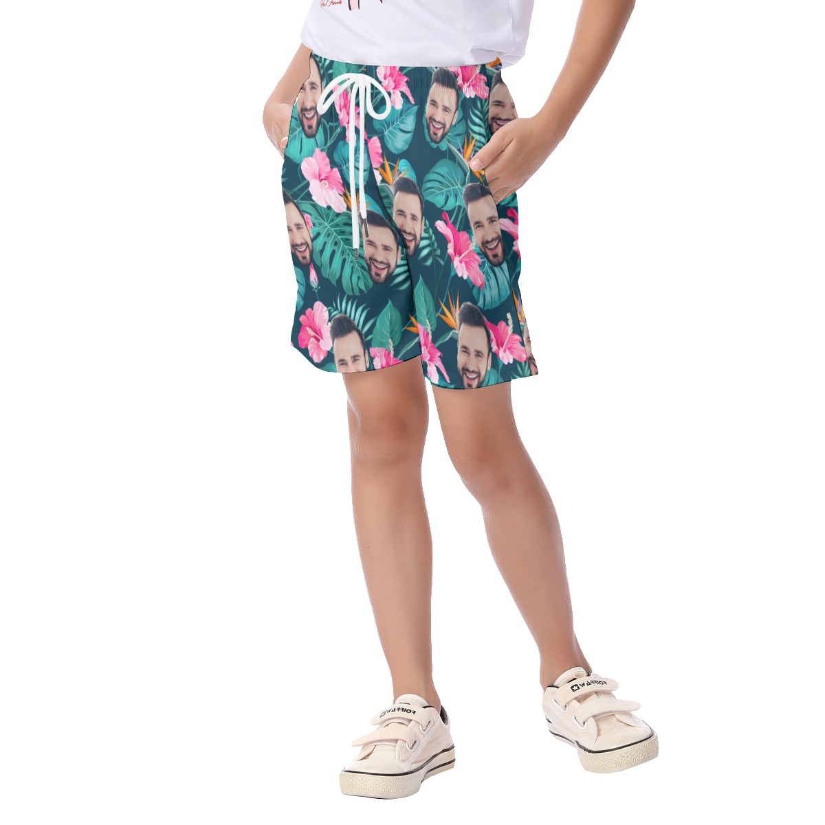 Custom Face Aloha Shorts For Kids
