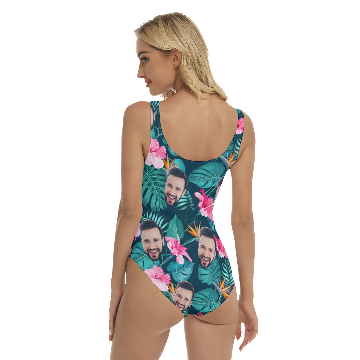 Custom Face Aloha Swimsuit For Women