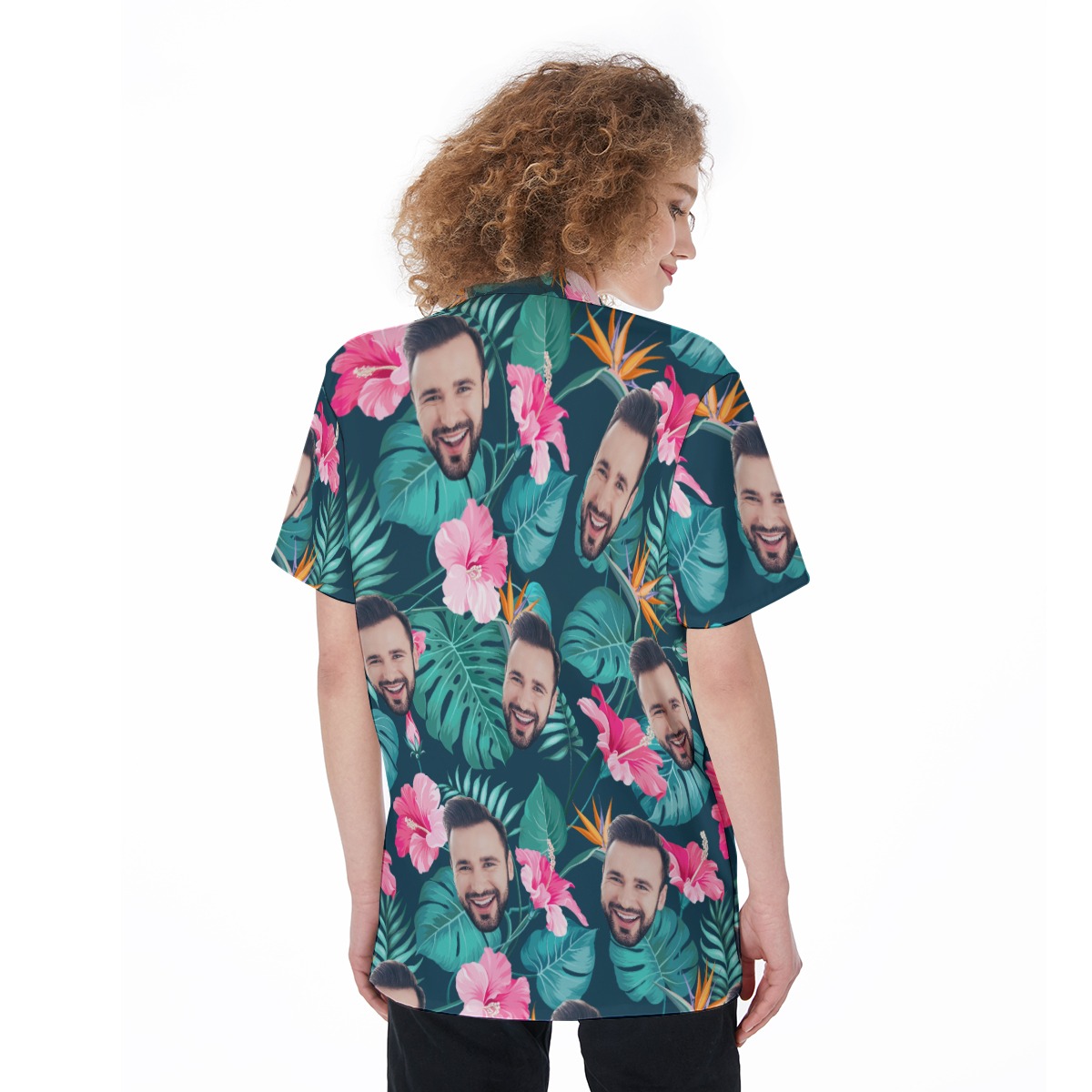 Custom Face Hawaiian Shirts For Women