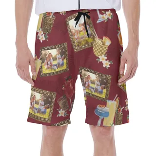 Funny Custom Hawaiian Swim Trunks With Photos
