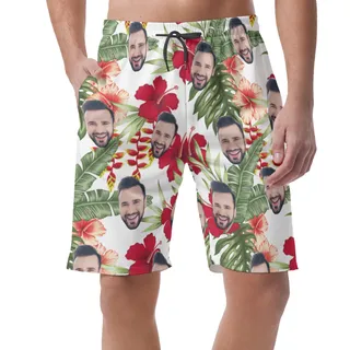 Men's Custom Face Hawaii Shorts