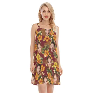 Custom Face Hawaiian Summer Dress