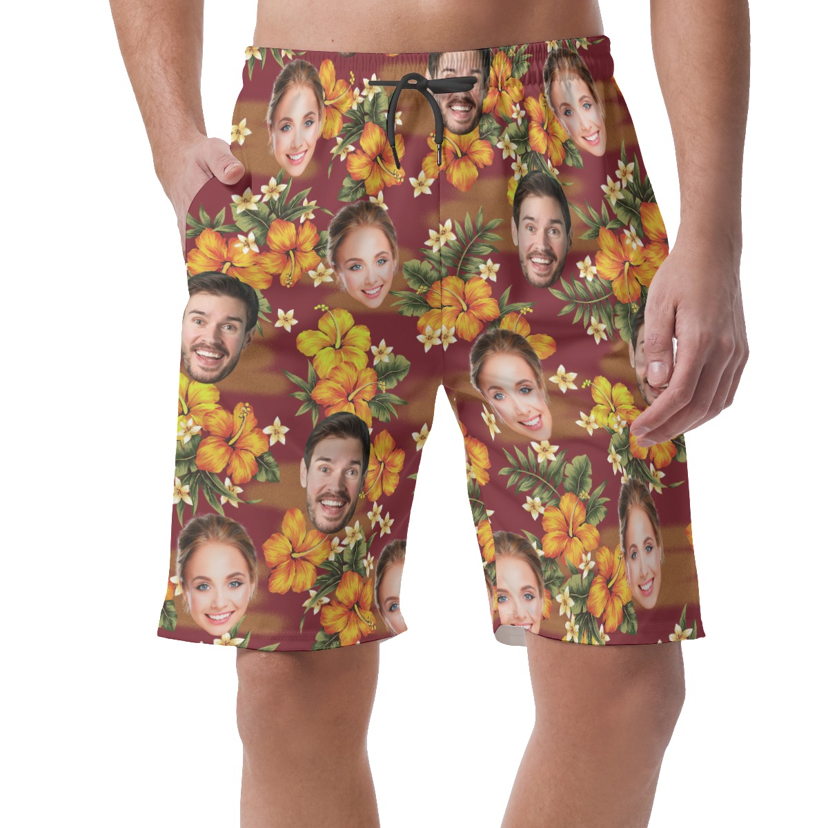 Custom Face Men's Summer Shorts - variant image 1