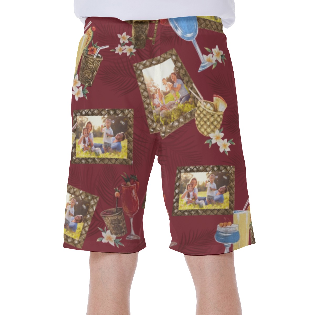 Funny Custom Hawaiian Swim Trunks With Photos