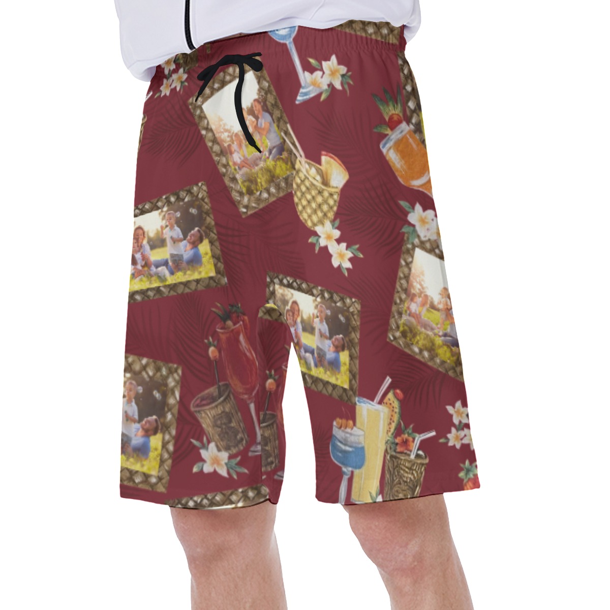 Funny Custom Hawaiian Swim Trunks With Photos
