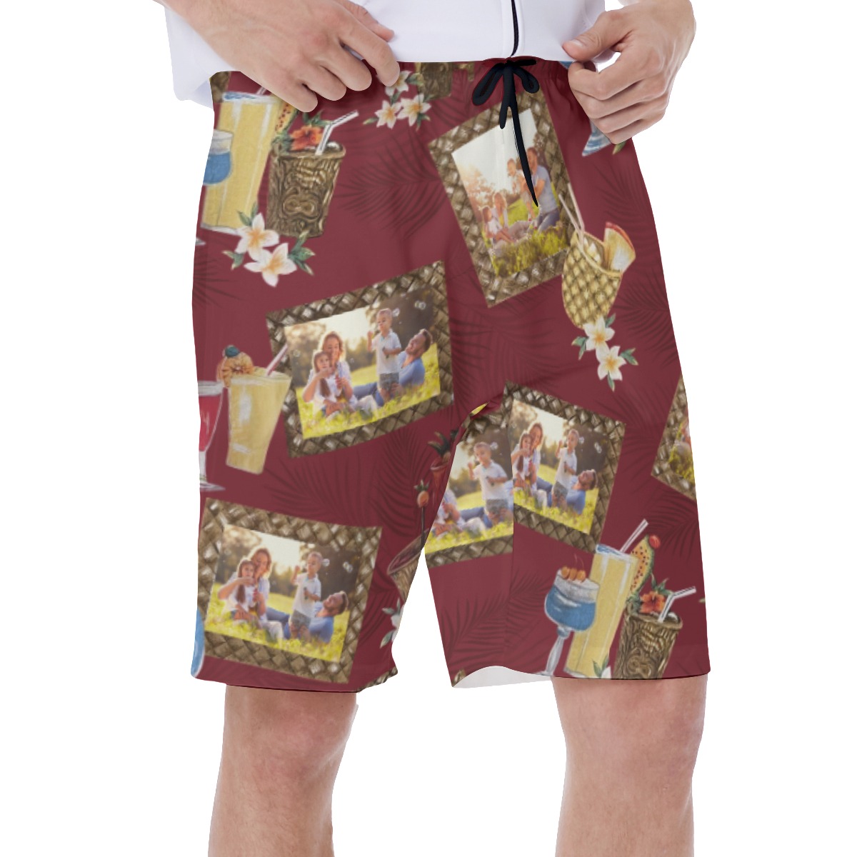 Funny Custom Hawaiian Swim Trunks With Photos