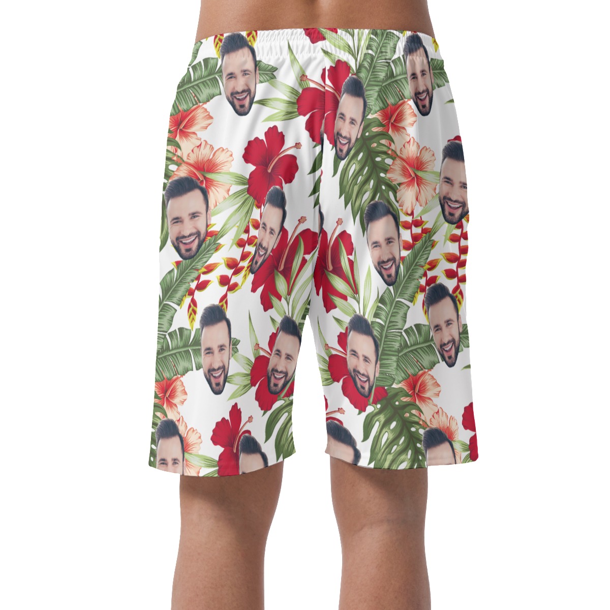 Men's Custom Face Hawaii Shorts