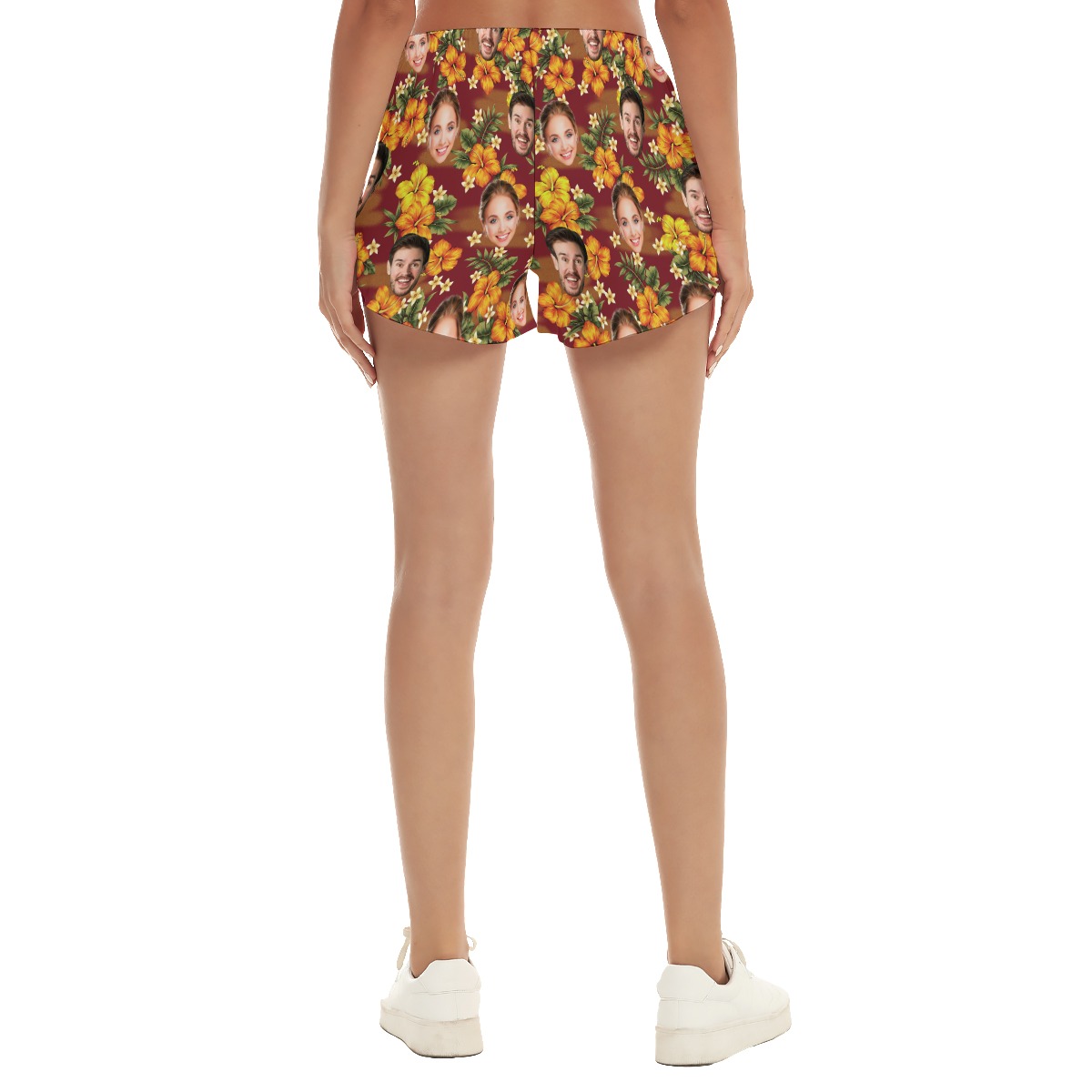 Custom Face Women's Summer Beach Shorts