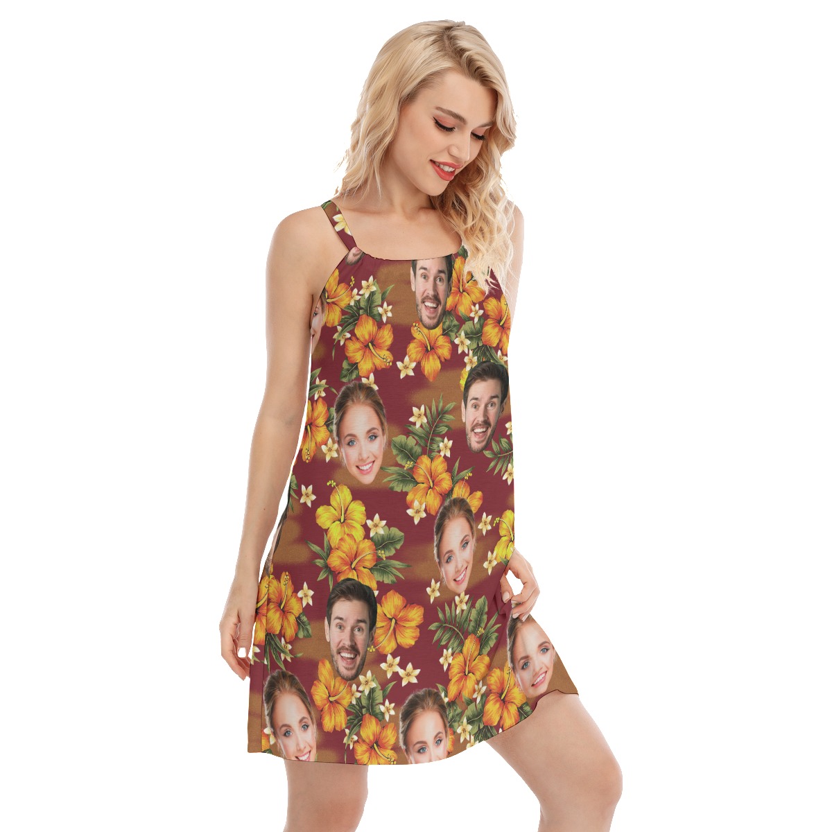 Custom Face Hawaiian Summer Dress