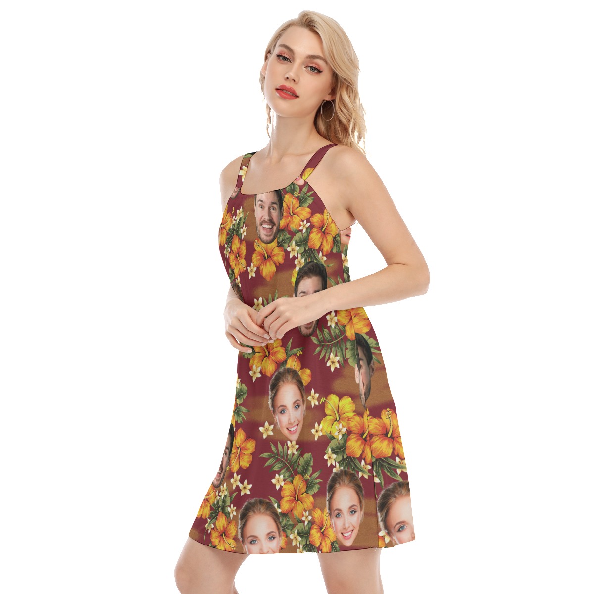Custom Face Hawaiian Summer Dress