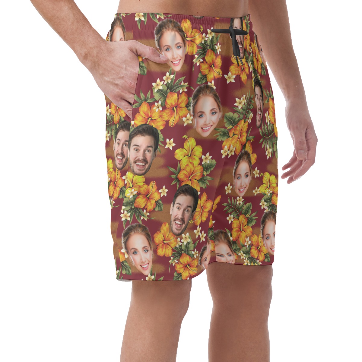 Custom Face Men's Summer Shorts