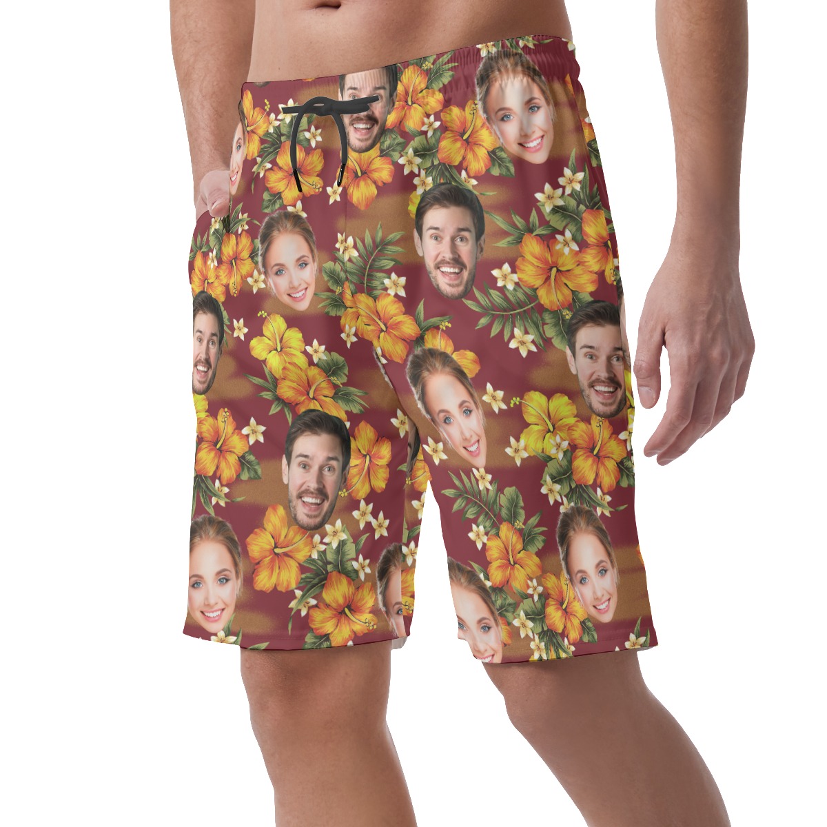 Custom Face Men's Summer Shorts
