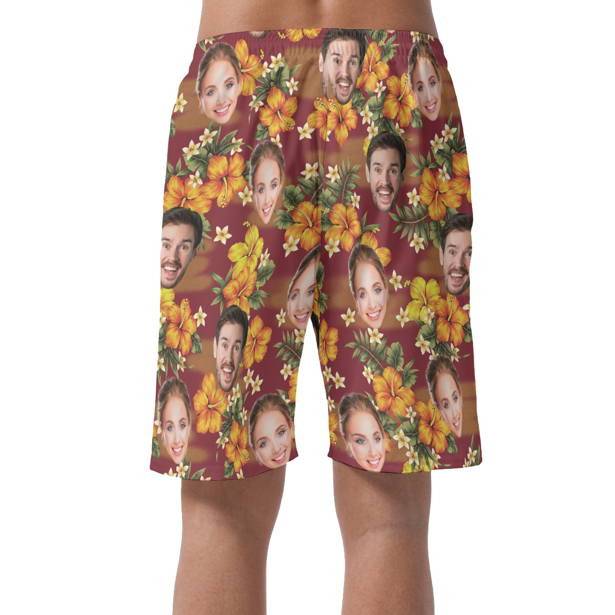 Custom Face Men's Summer Shorts