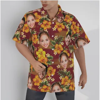 Men's Hawaiian Shirts With Custom Face