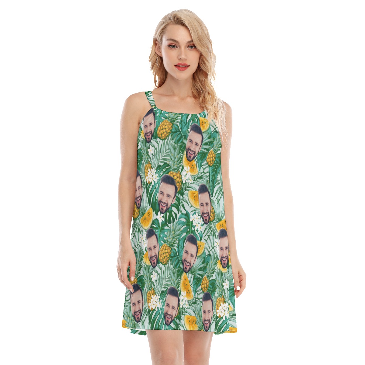 Custom Face Hawaiian Dress - variant image 1