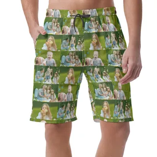 Custom Photo Men's Beach Shorts