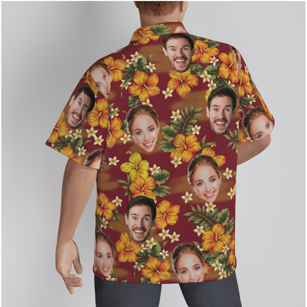 Men's Hawaiian Shirts With Custom Face