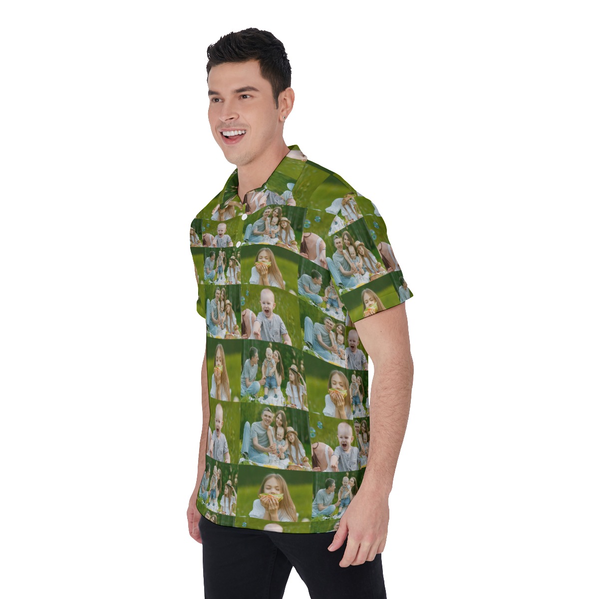 Custom Photo Men's Polo Shirt