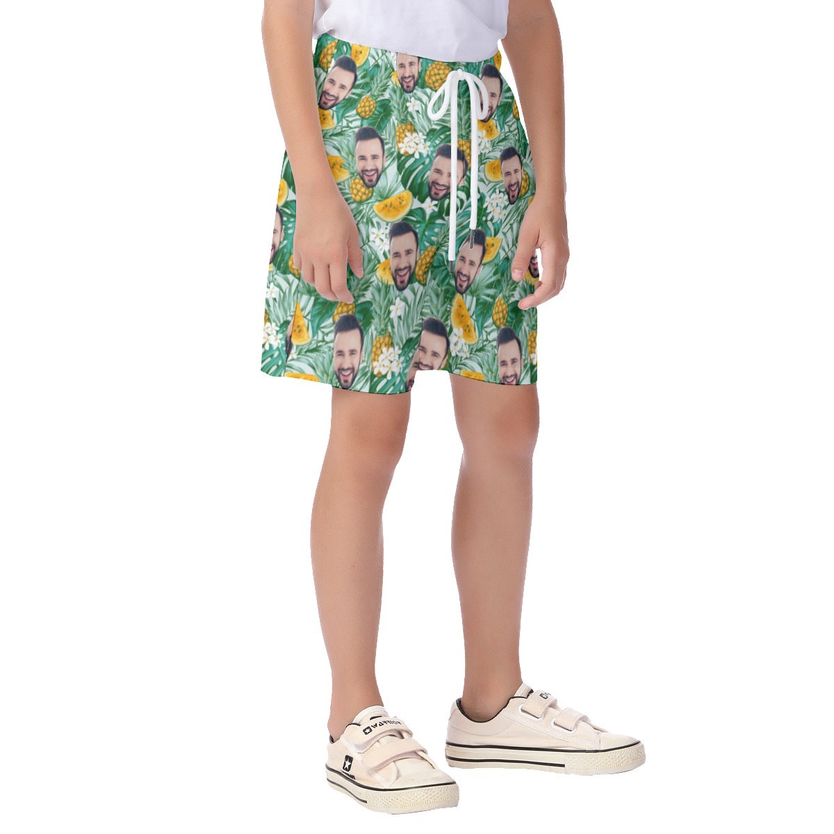 Kid's Custom Face Hawaiian Shorts