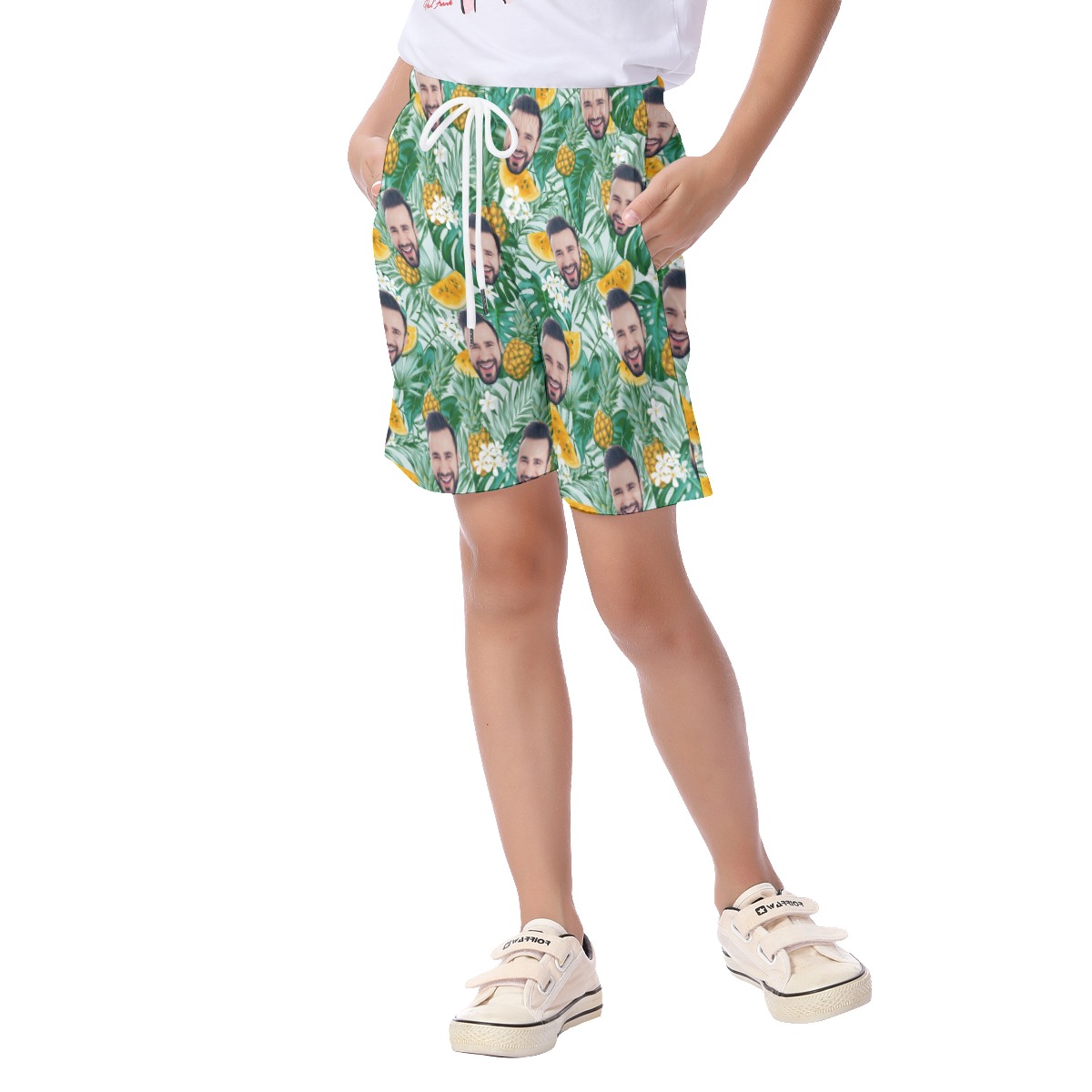 Kid's Custom Face Hawaiian Shorts