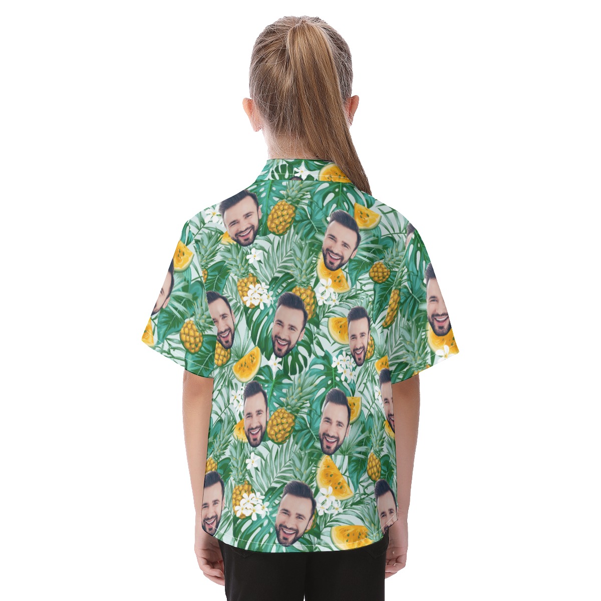Kid's Custom Face Hawaiian Shirts