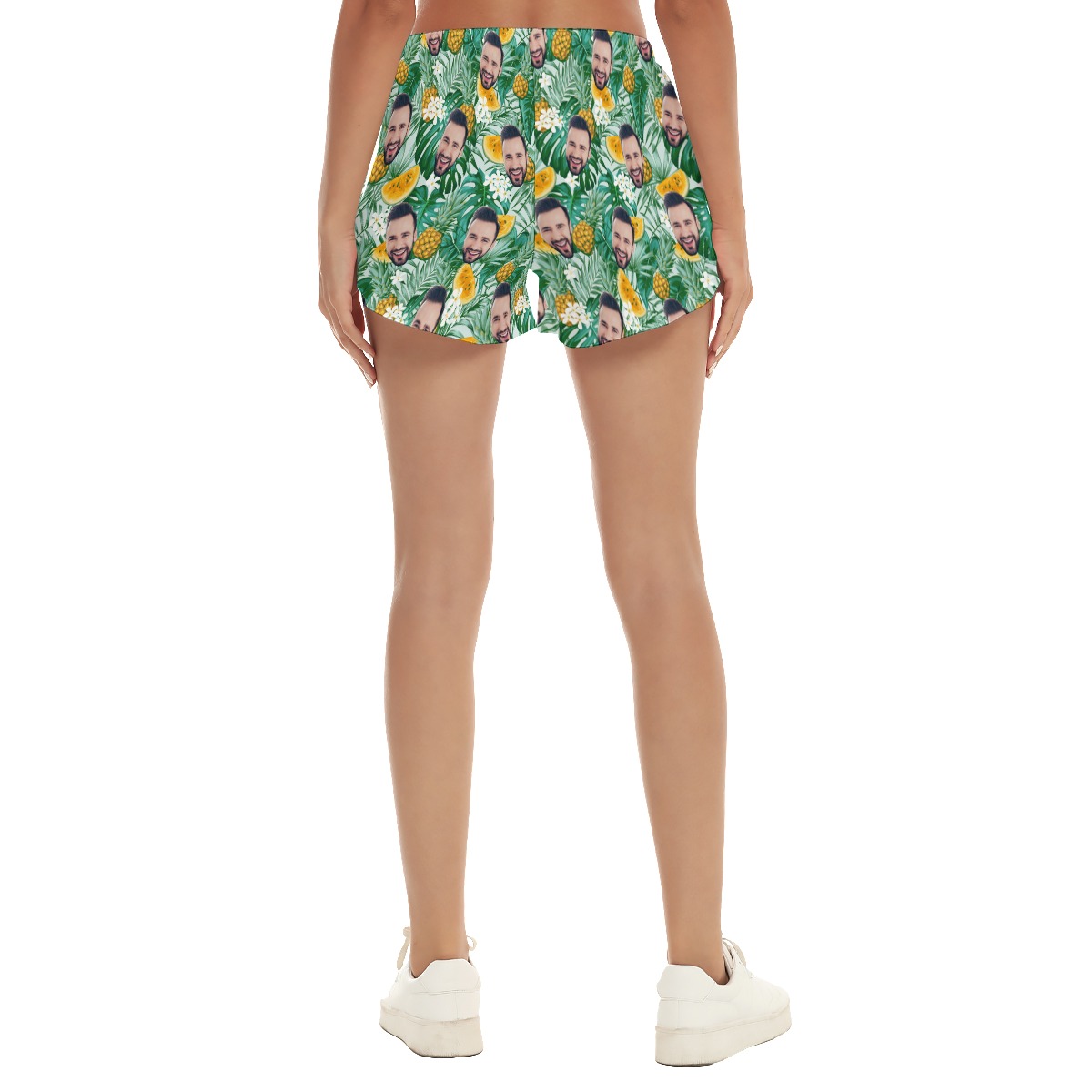 Custom Face Beach Shorts For Women