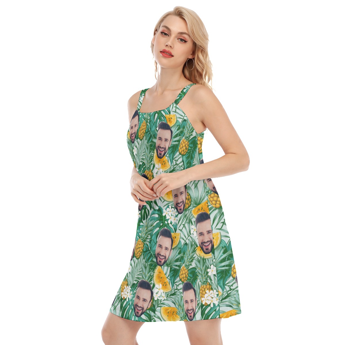 Custom Face Hawaiian Dress