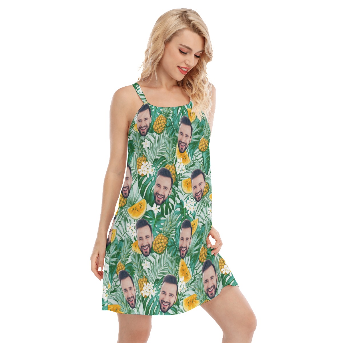 Custom Face Hawaiian Dress