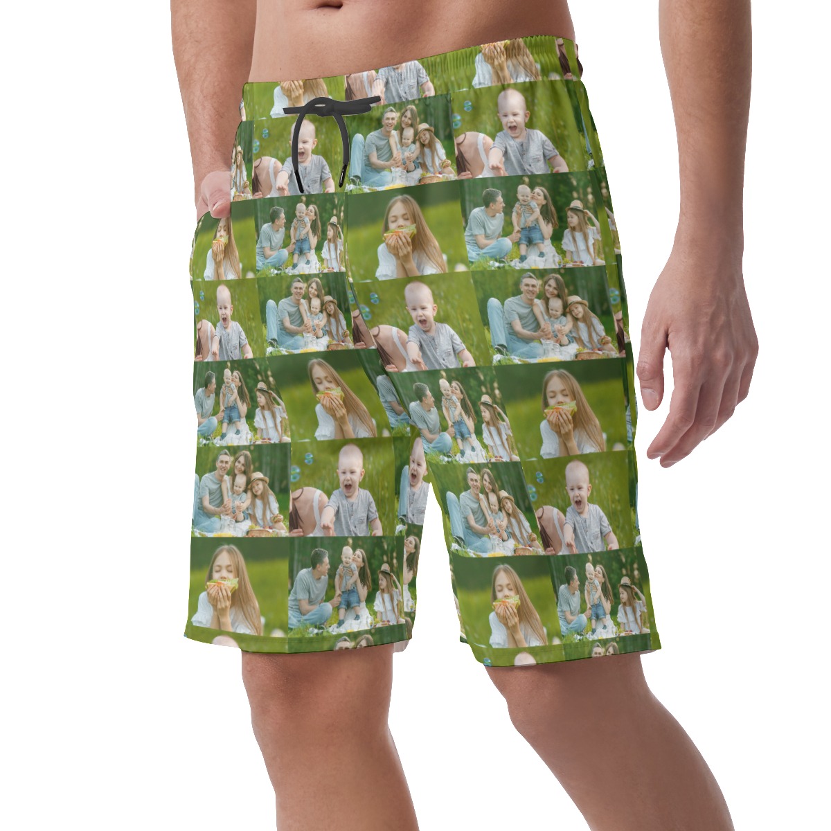 Custom Photo Men's Beach Shorts