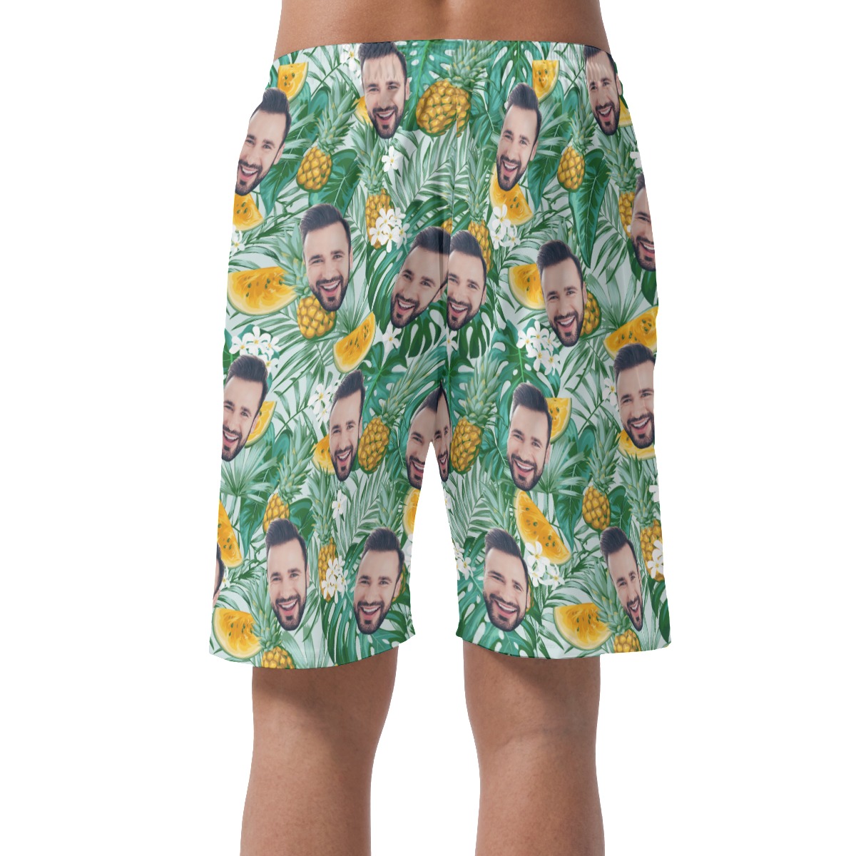 Men's Custom Face Hawaiian Shorts