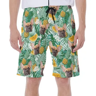 Men's Swim Trunks With Pet Face