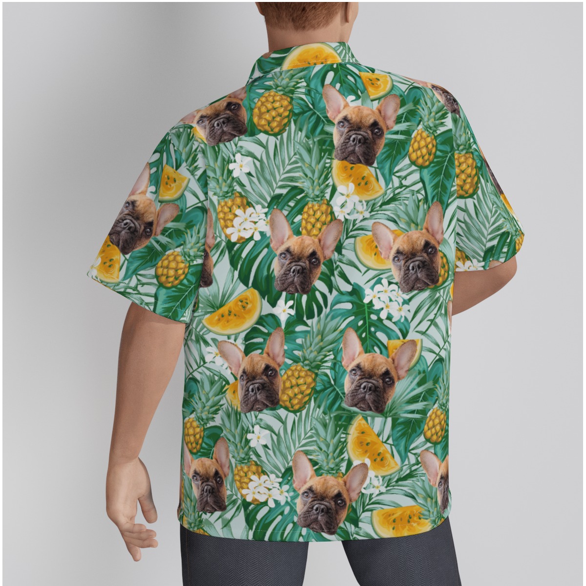 Men's Hawaiian Shirts With Dog Face