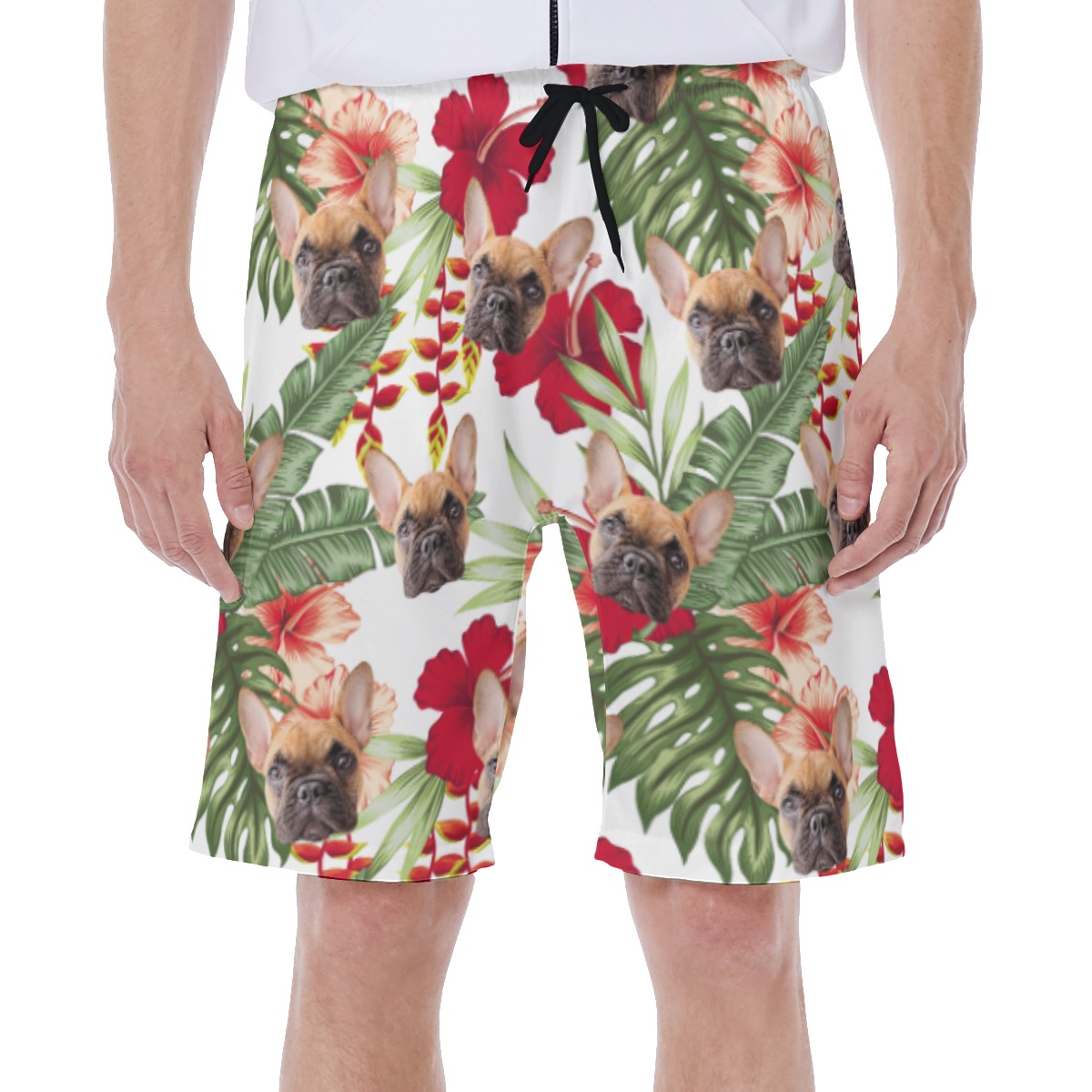 Custom Cat And Dog Swim Trunks For Men - variant image 1