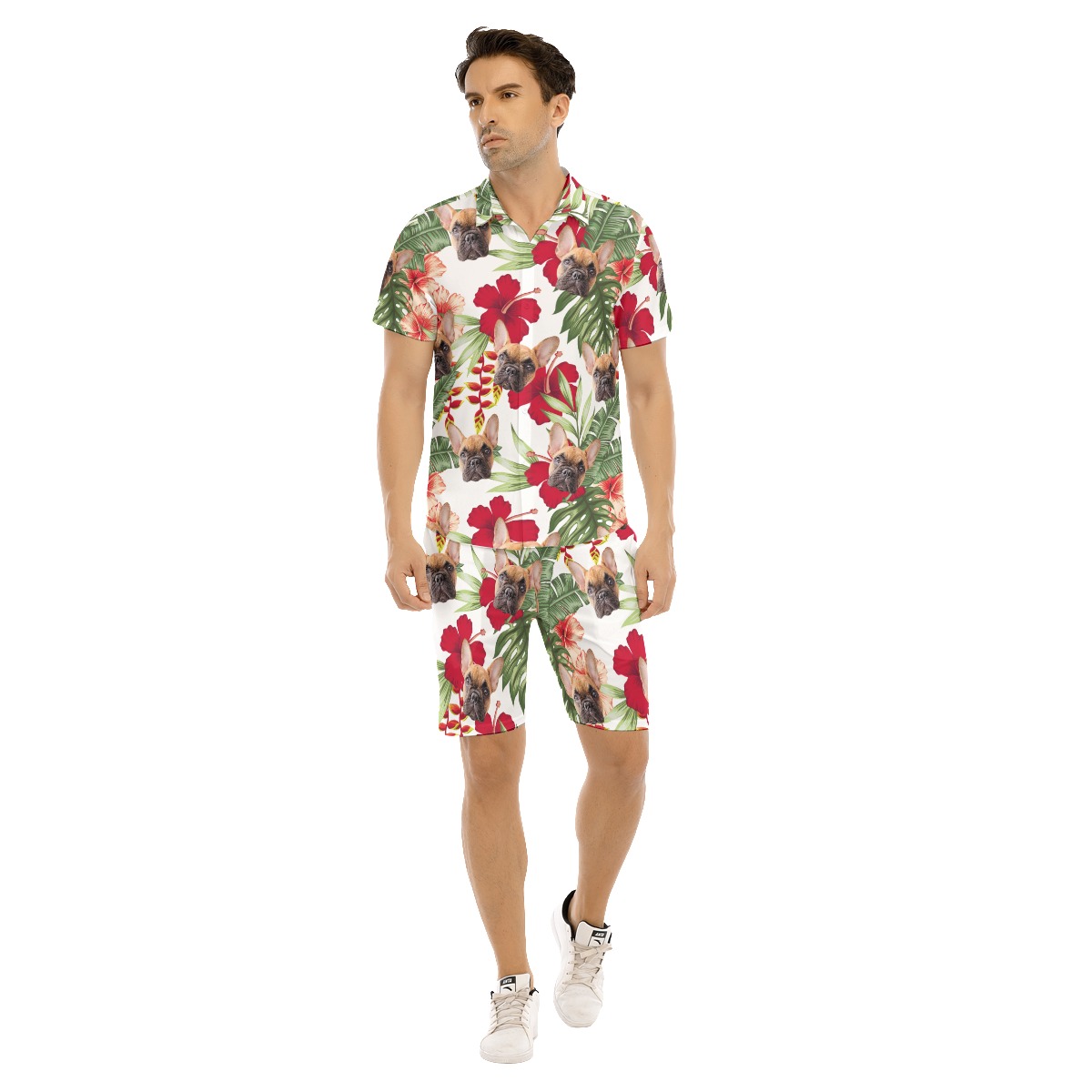 Custom Pet Tropical Hawaiian Set For Men - variant image 1