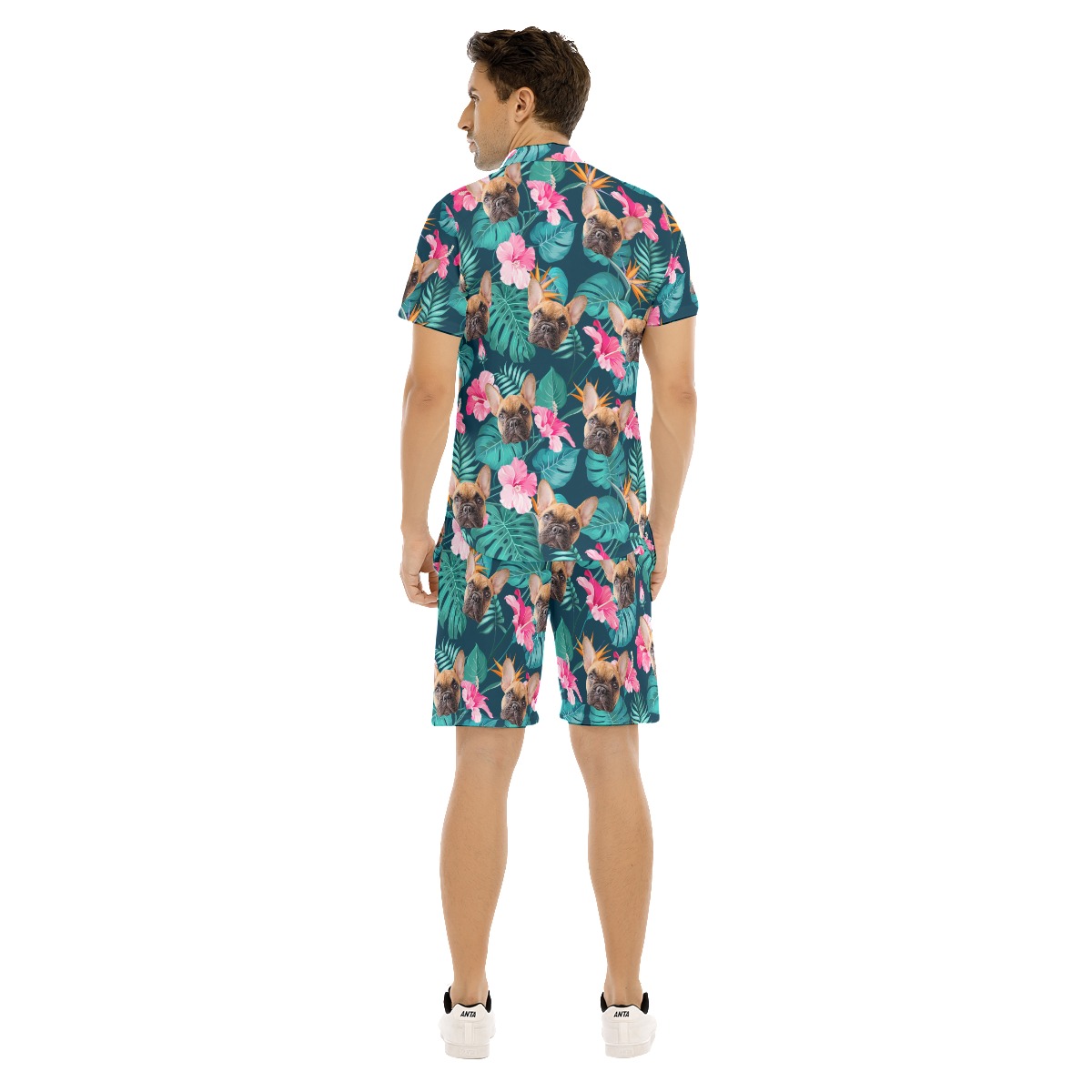 Custom Pet Hawaiian Shirt And Shorts For Men