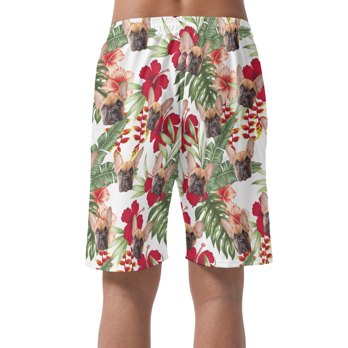 Custom Pet Casual Hawaiian Shorts For Men