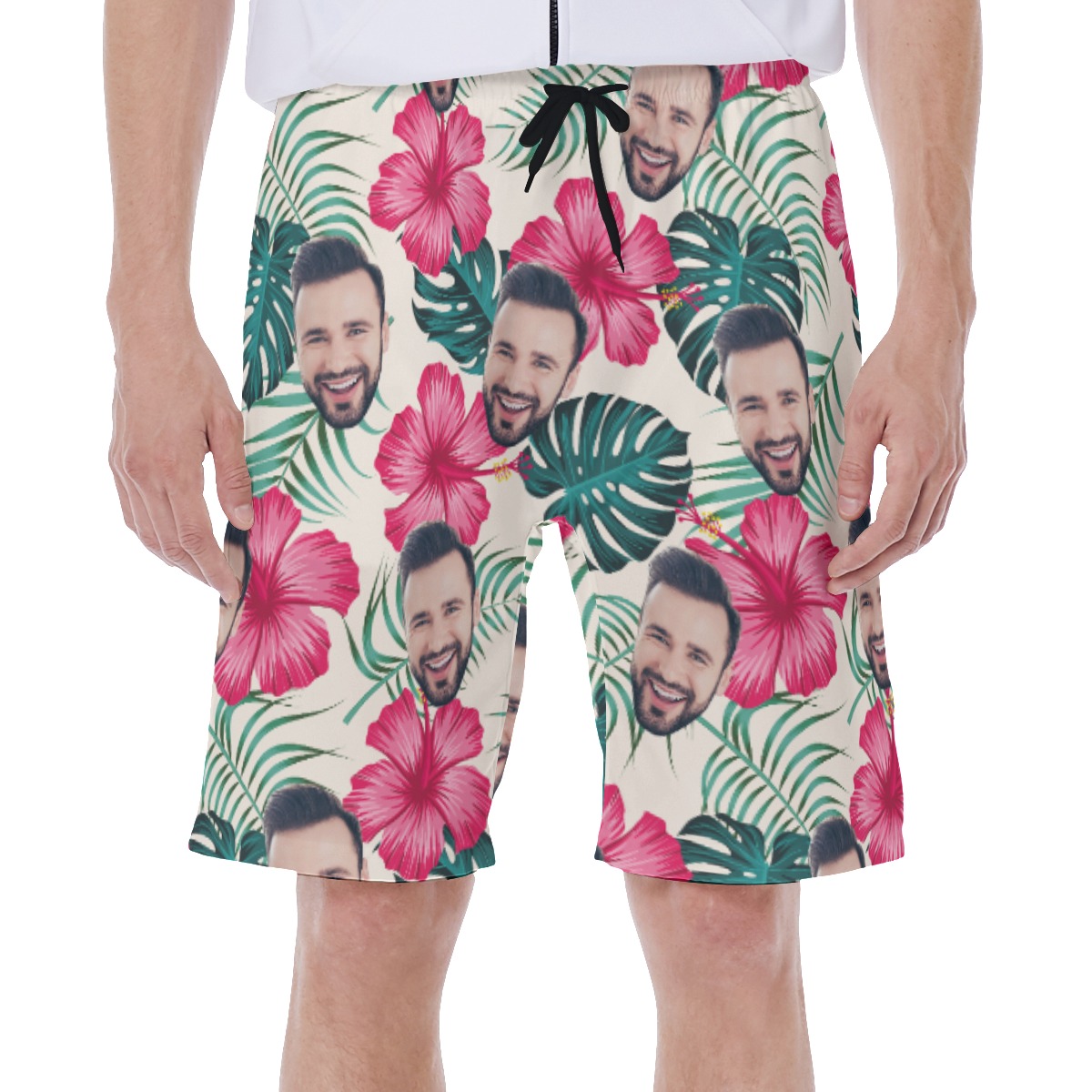 Men 's Custom Face Swim Trunks - variant image 1
