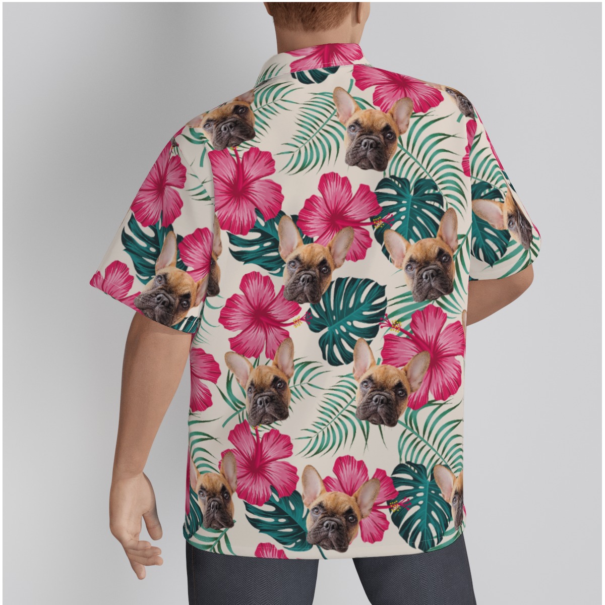 Custom Dog And Cat Hawaiian Shirt For Men