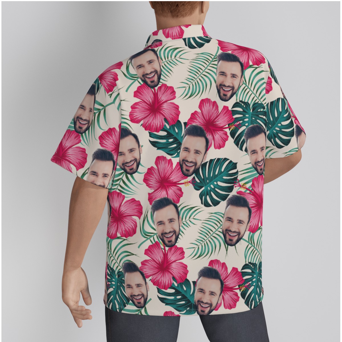 Custom Face Hawaiian Shirts For Men