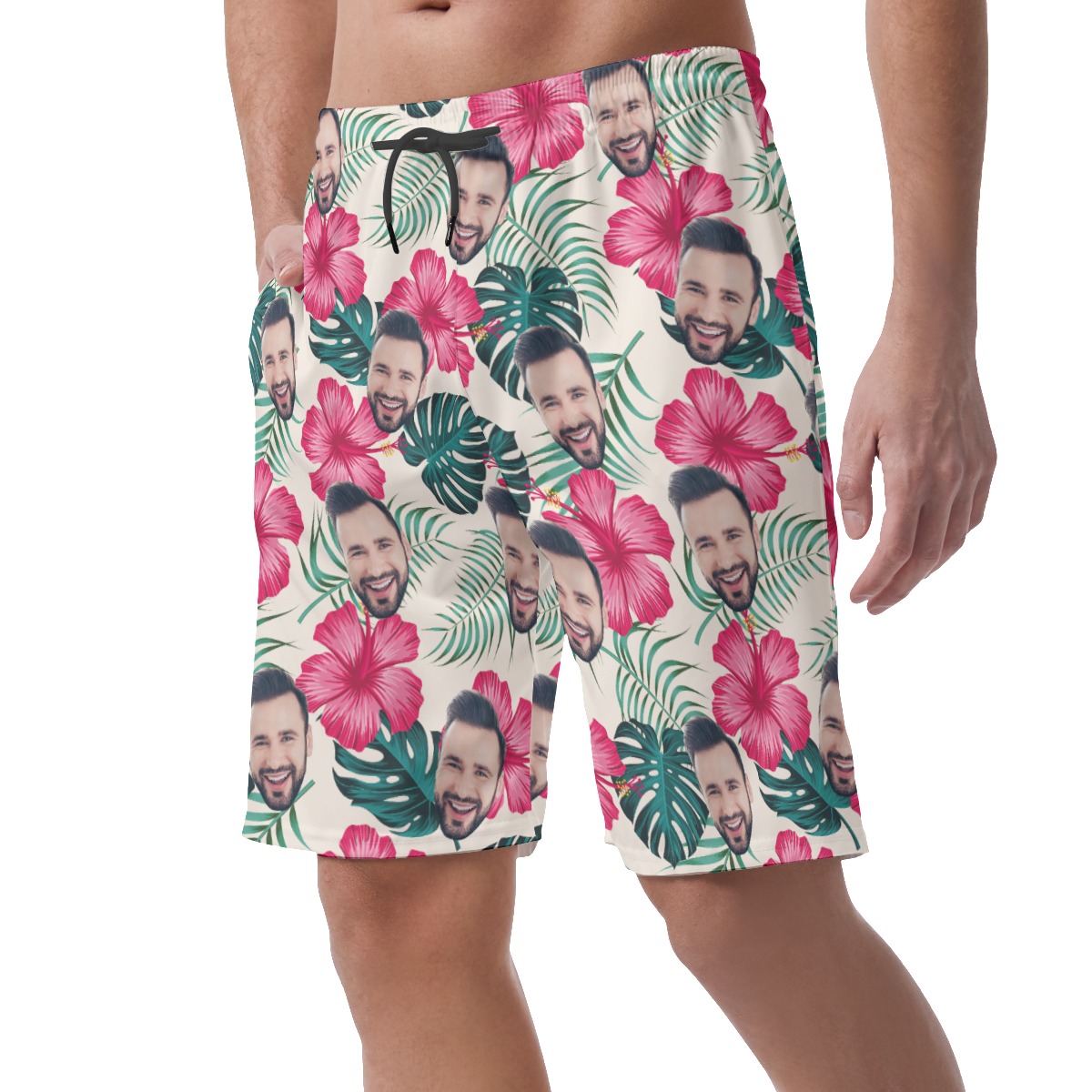 Men's Custom Face Beach Shorts