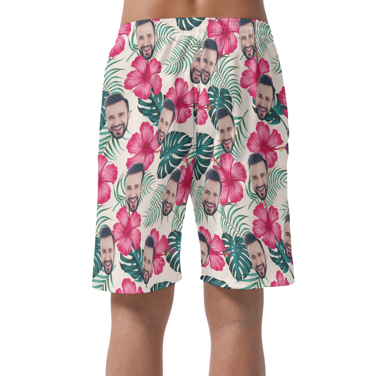 Men's Custom Face Beach Shorts